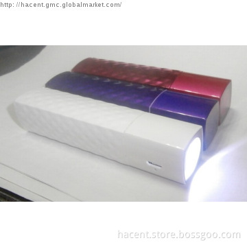 2600mAh perfume Power Bank with torch
